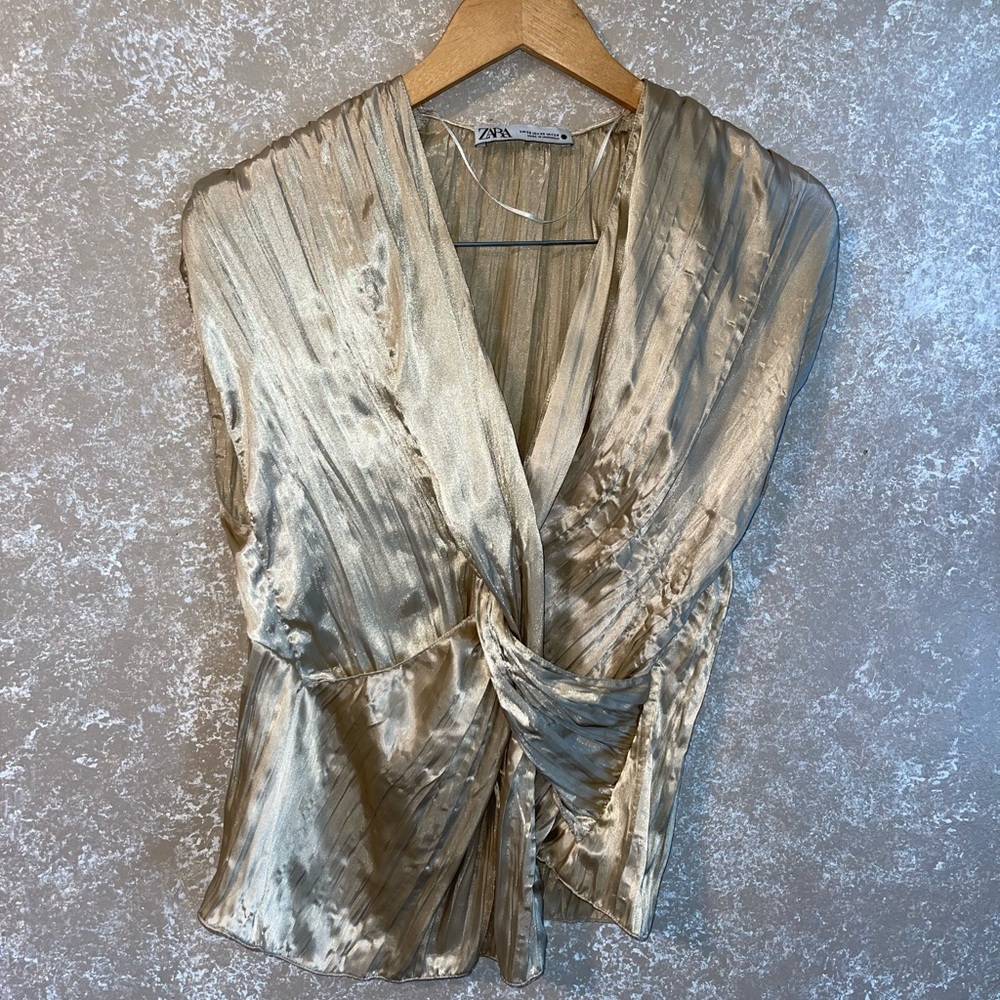 Champaign Zara top